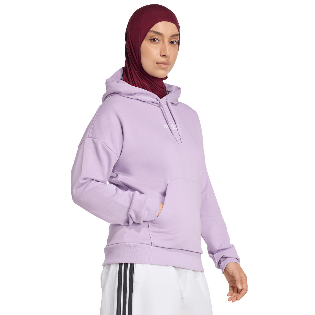 adidas Essentials Linear French Terry Hoodie femme 4/6
