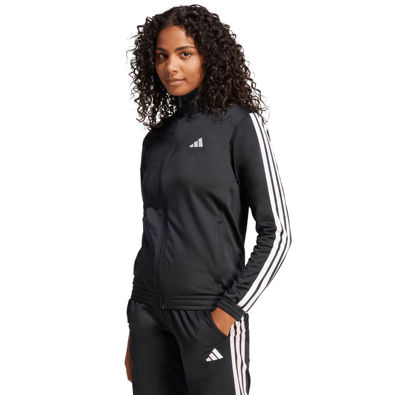 Adidas Essentials Trricot 3-Stripes dameshoodie 2/6