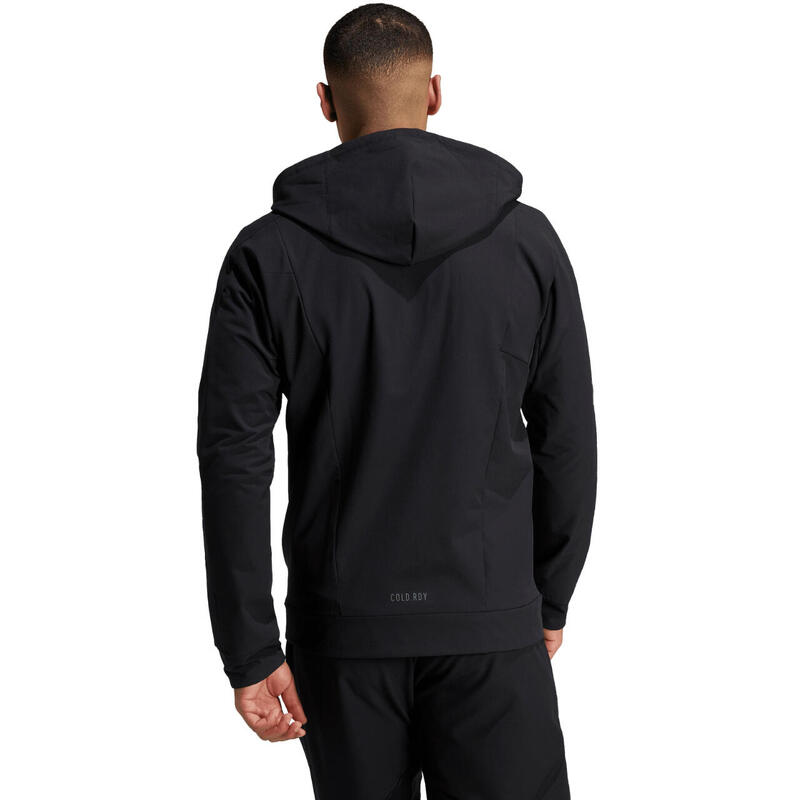 Hanorac pentru bărbați adidas Designed for Training COLD.RDY Full-Zip Hoodie
