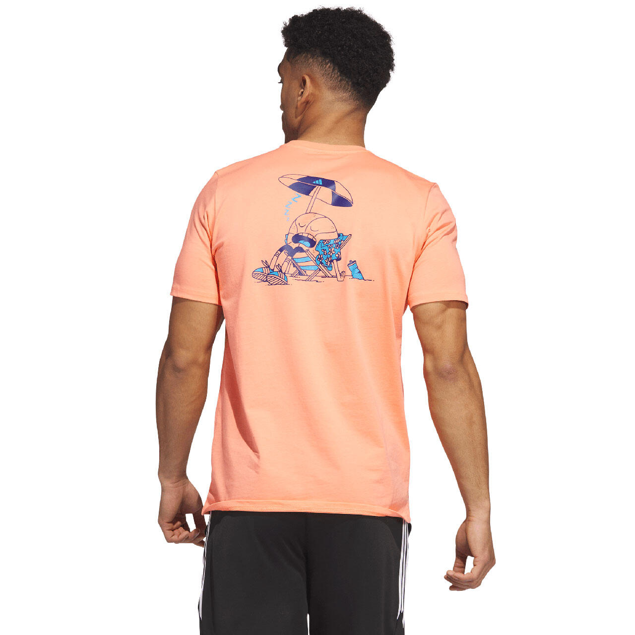adidas T-shirt Spring Break para homem, manga curta 3/7