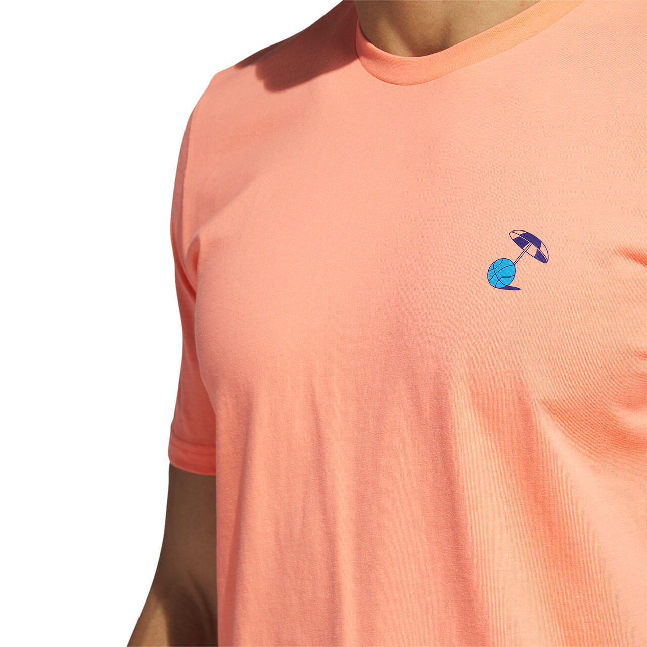adidas T-shirt Spring Break para homem, manga curta 6/7