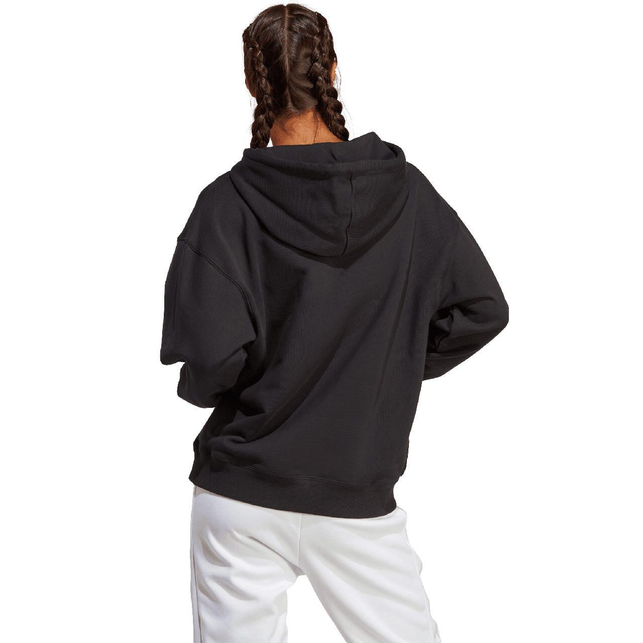 Sweat-shirt adidas Essentials Big Logo Oversized French Terry Hoodie pour femme 3/7