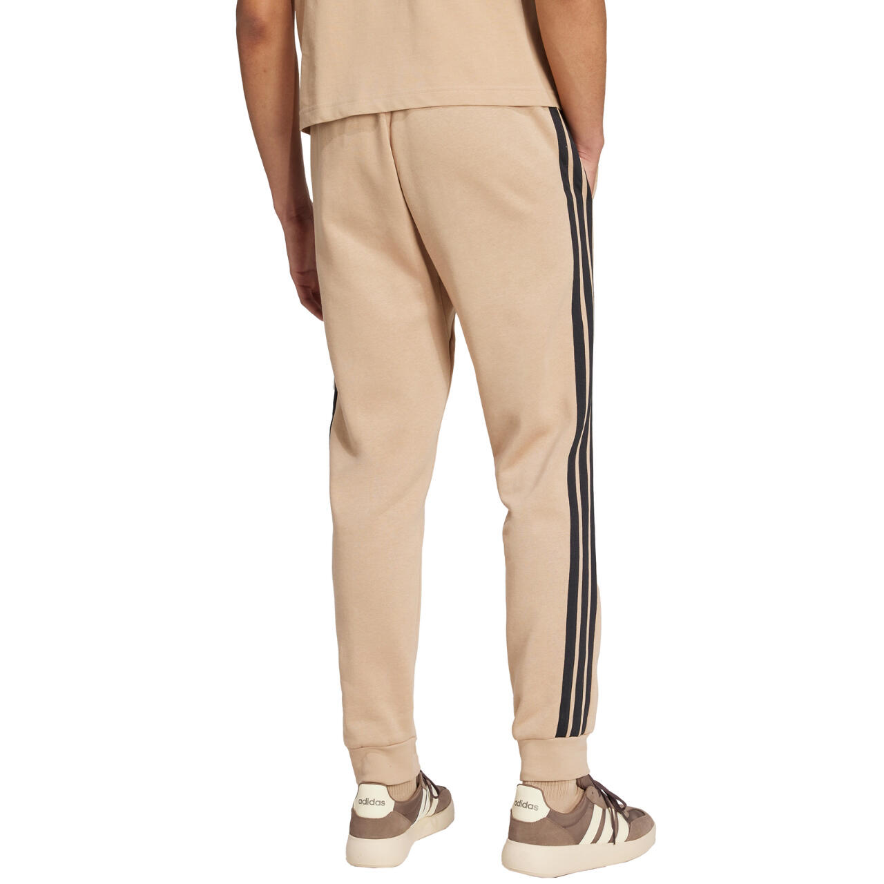 Herenbroek adidas Essentials 3-Stripes Fleece 3/7