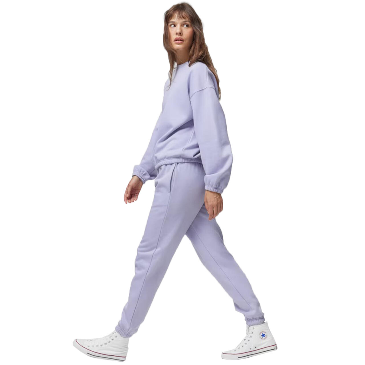 Pantalones de mujer Outhorn F433 violeta claro OTHAW23TTROF433 52S 3/7