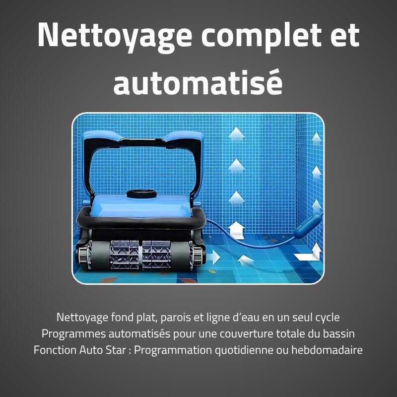 Bestway Robot piscine Saphyr nettoyage fond et parois 72 m² max 2/6