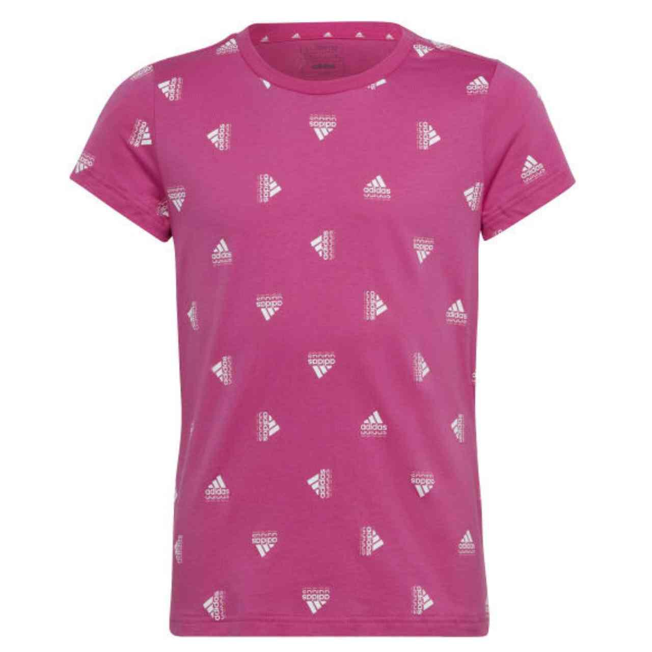 Camisola infantil adidas Brand Love Print Cotton Tee 2/7