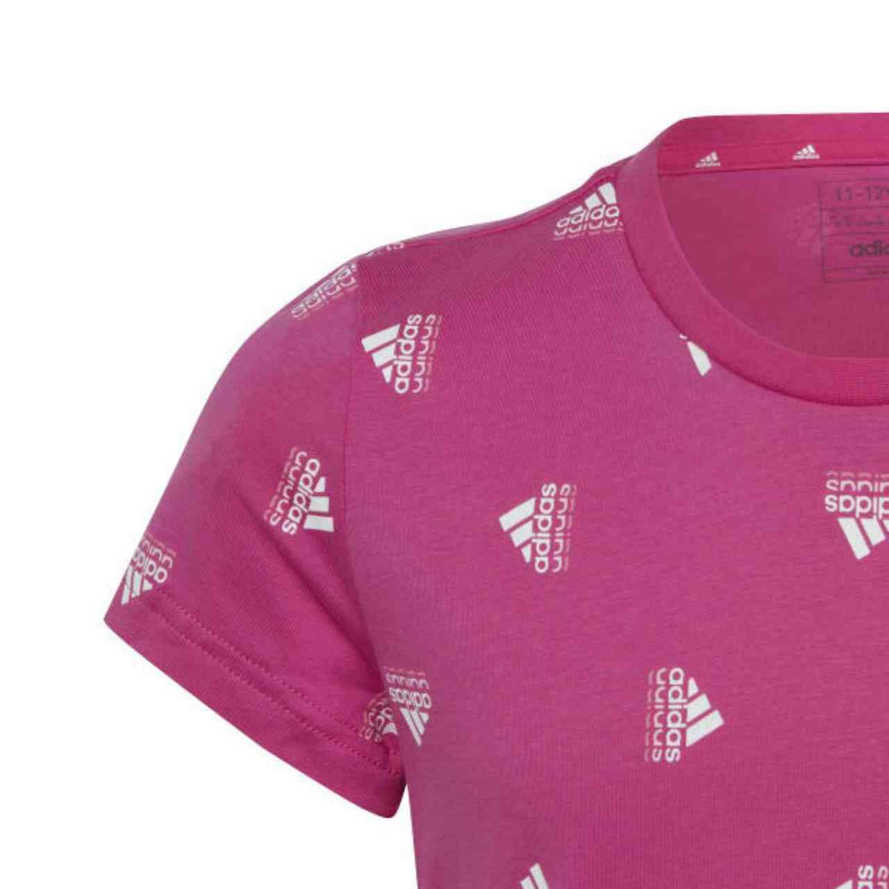 Camisola infantil adidas Brand Love Print Cotton Tee 4/7