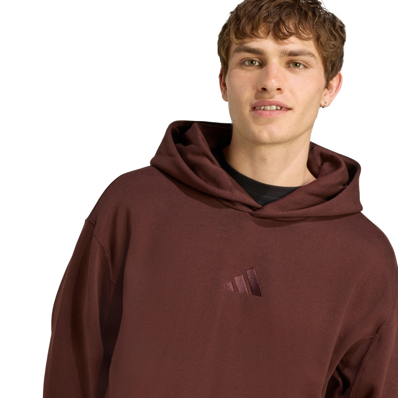 Sweatshirts polaires pour homme Adidas All szn Marron 6/6