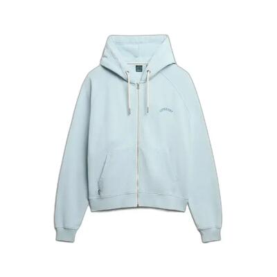Kapuzensweatshirt met rits, raglanmouwen voor dames superdry logo essential