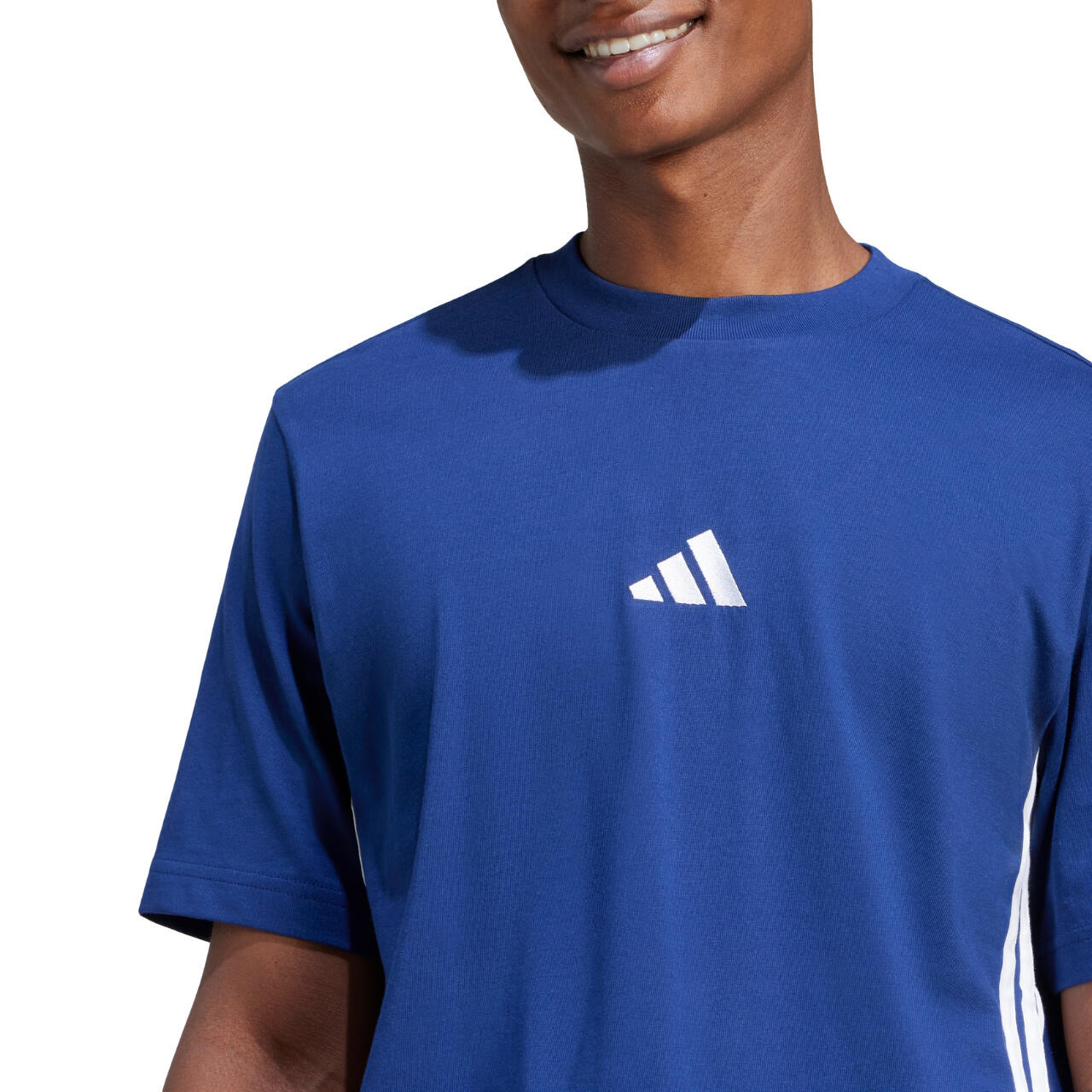 Maglietta da uomo adidas Essentials 3-Stripes Single Jersey 6/8