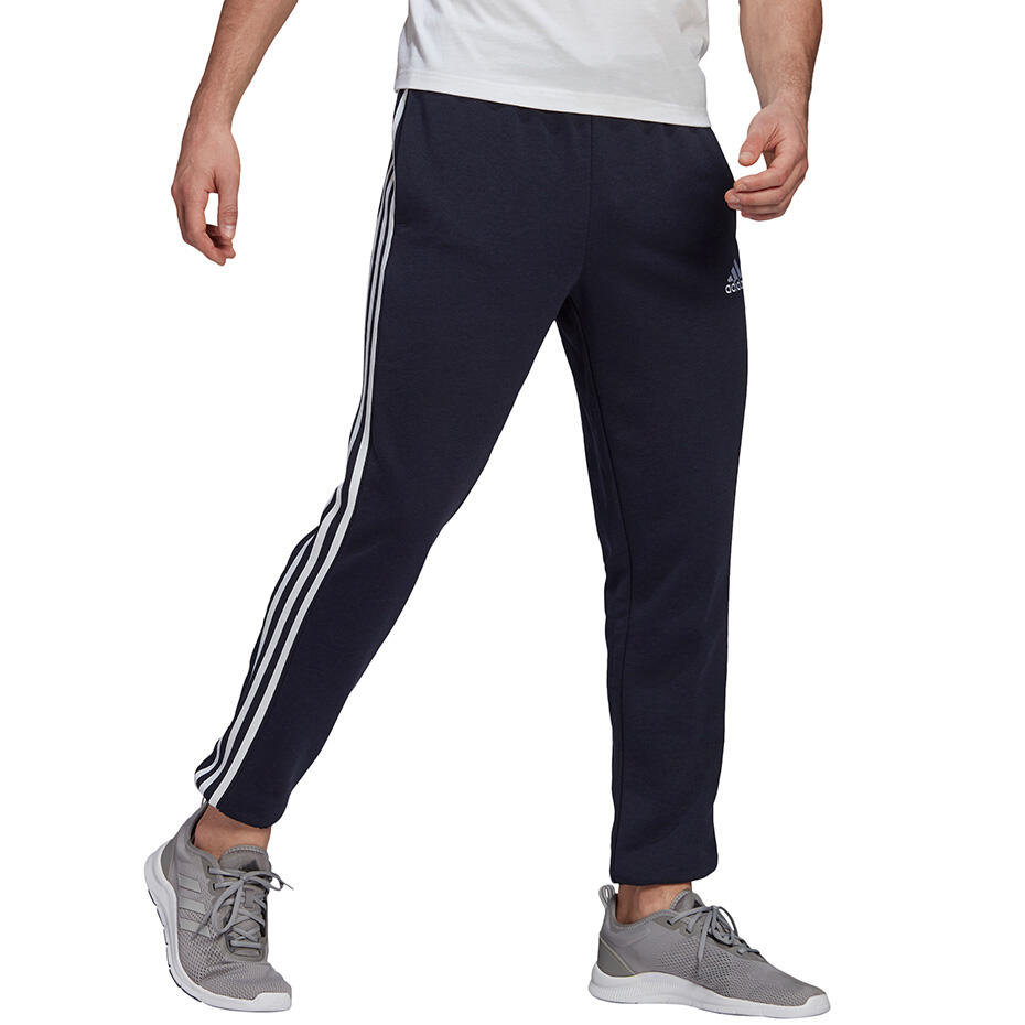 Calças de homem adidas Essentials Tapered Elastic Cuff 3 Stripes Pant 3/7