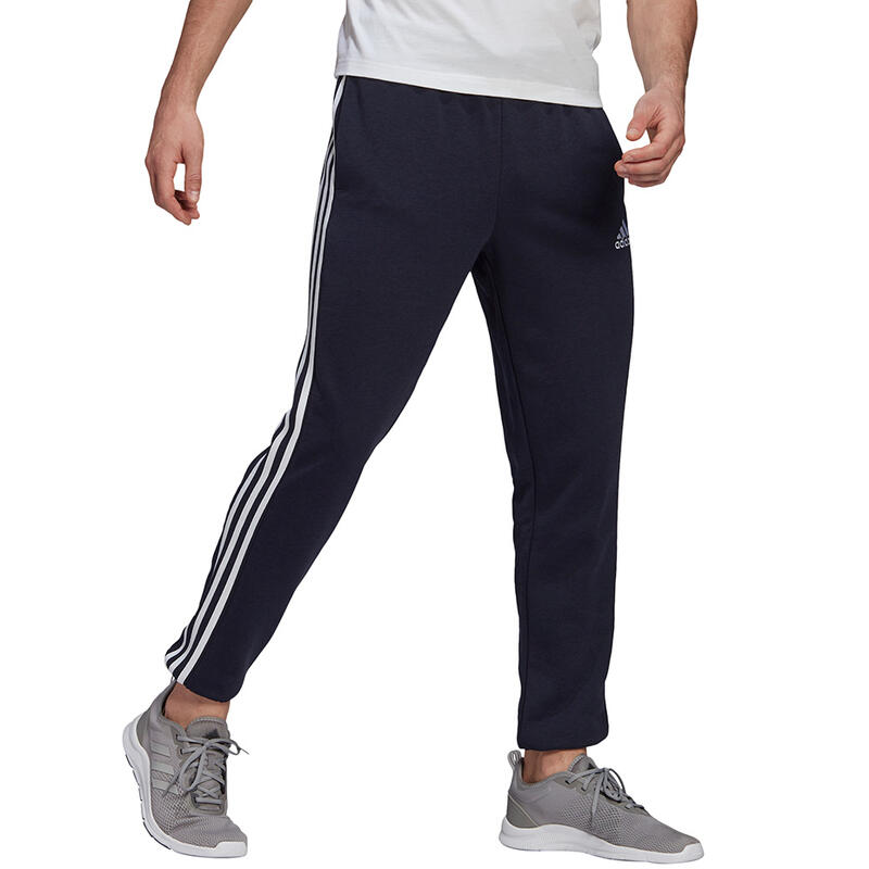 Pantaloni pentru bărbați adidas Essentials Tapered Elastic Cuff 3 Stripes Pant