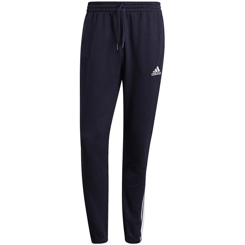 Pantaloni pentru bărbați adidas Essentials Tapered Elastic Cuff 3 Stripes Pant