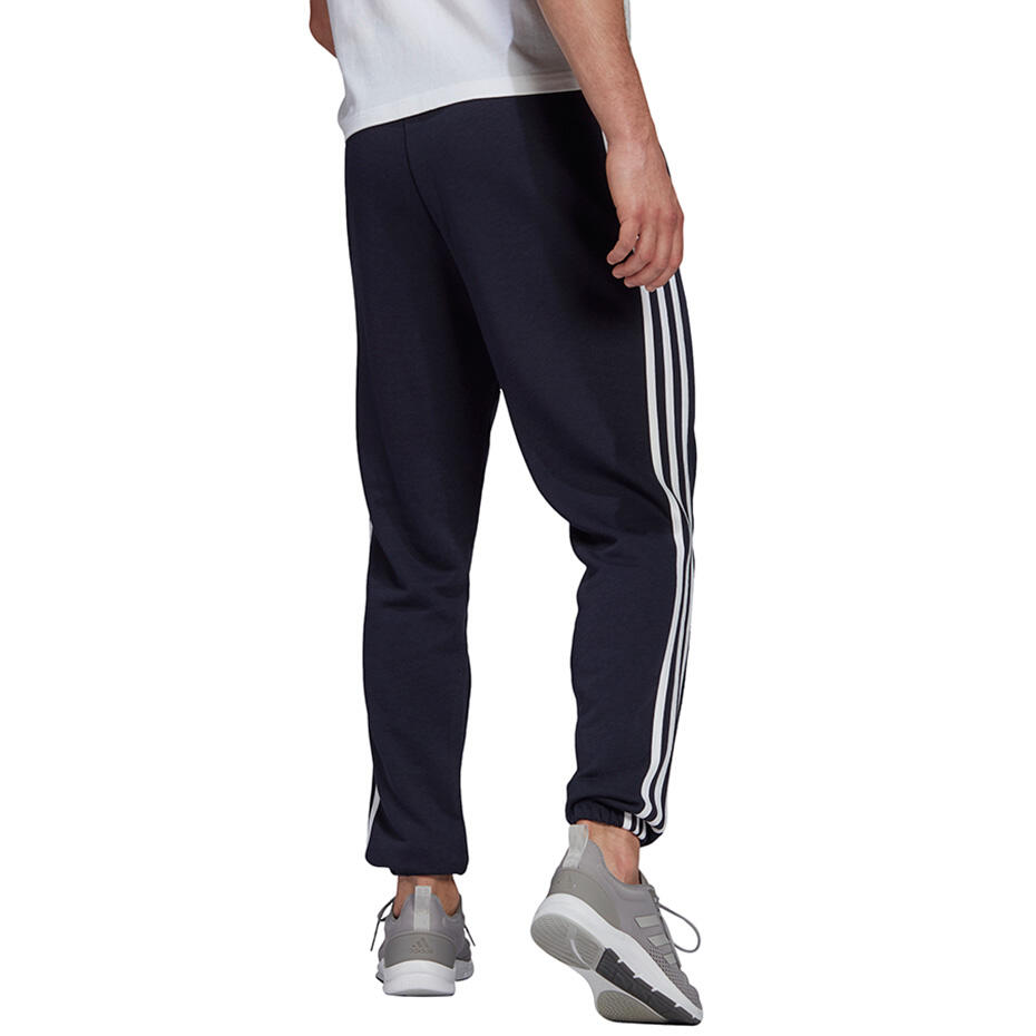 Calças de homem adidas Essentials Tapered Elastic Cuff 3 Stripes Pant 4/7