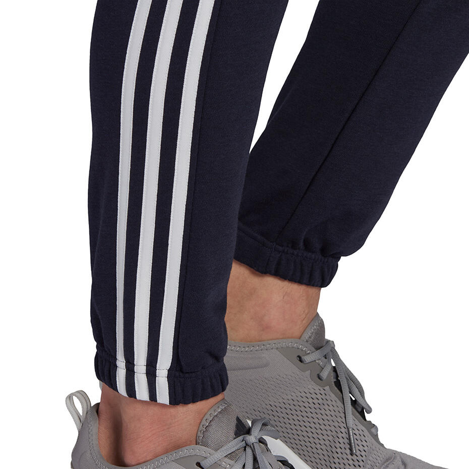 Calças de homem adidas Essentials Tapered Elastic Cuff 3 Stripes Pant 6/7