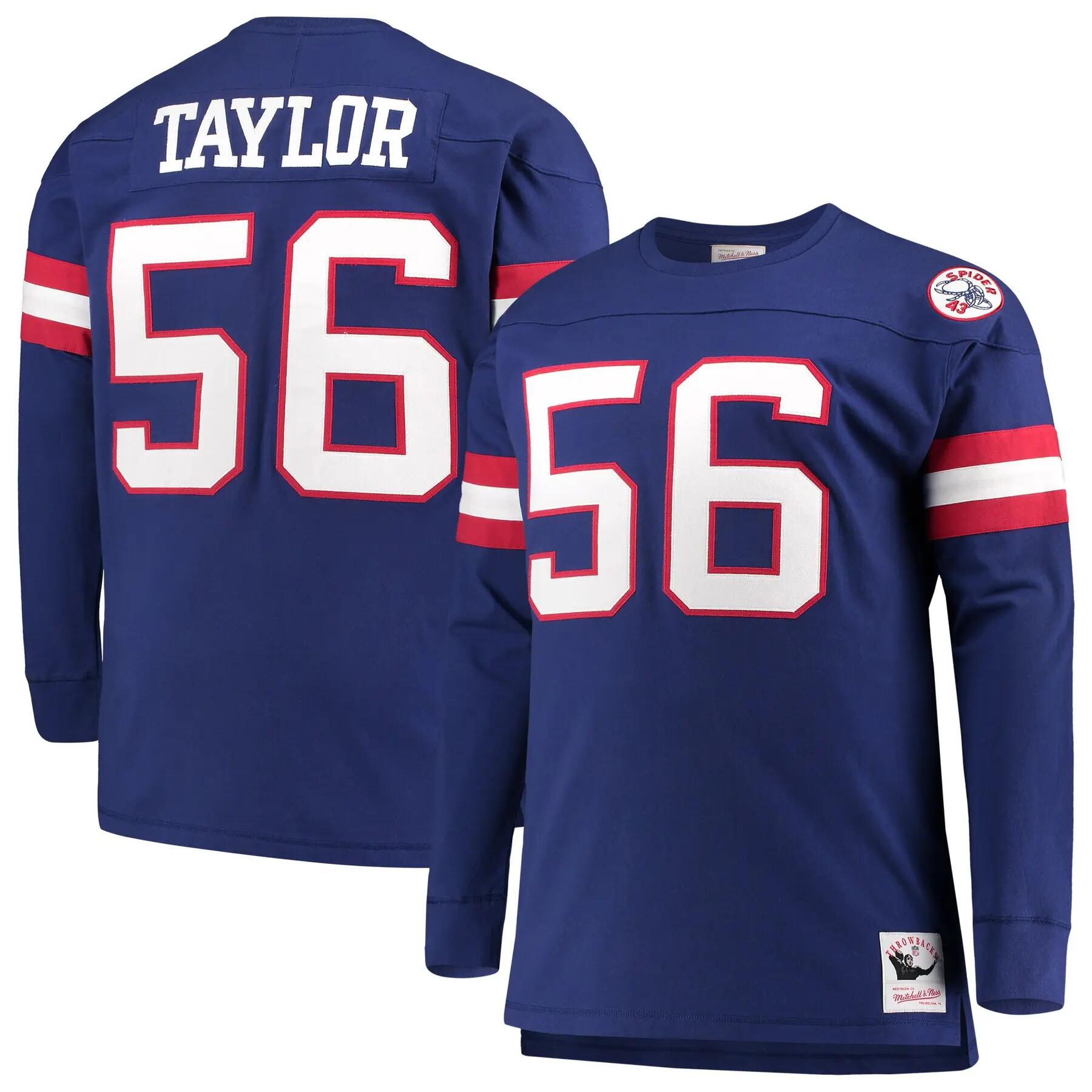 Sweatshirt Mitchell & Ness Ls New York Giants 3/5