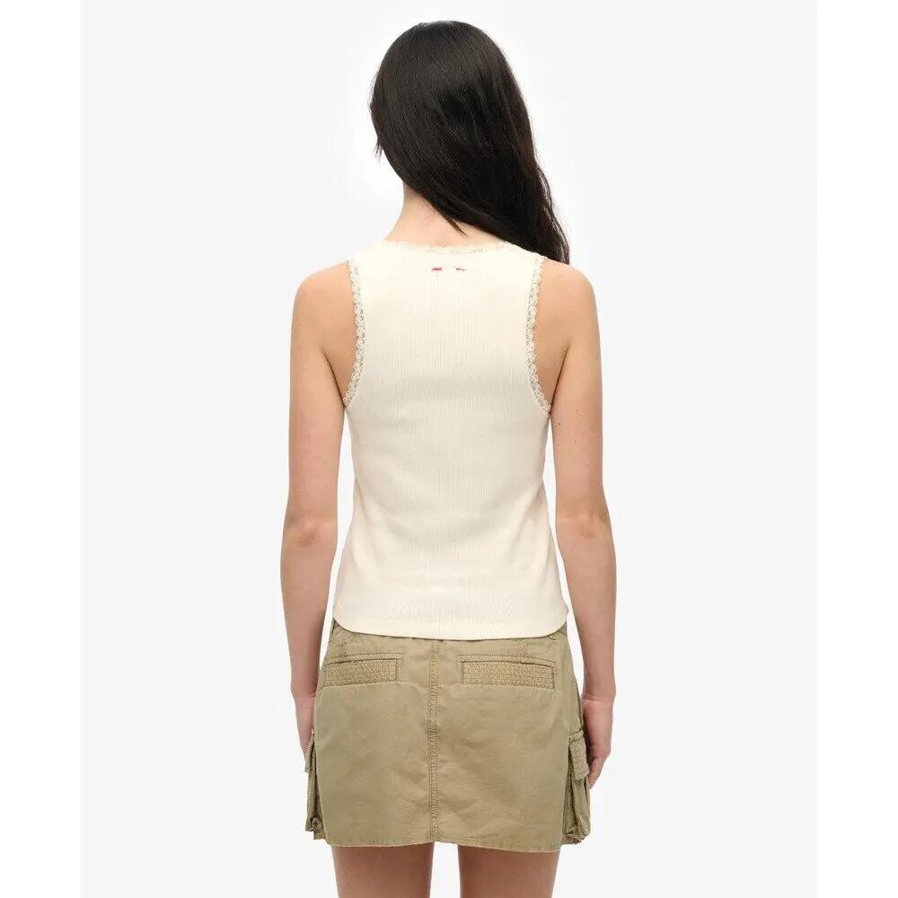 Débardeur à bordure dentelle femme Superdry Vintage 3/5