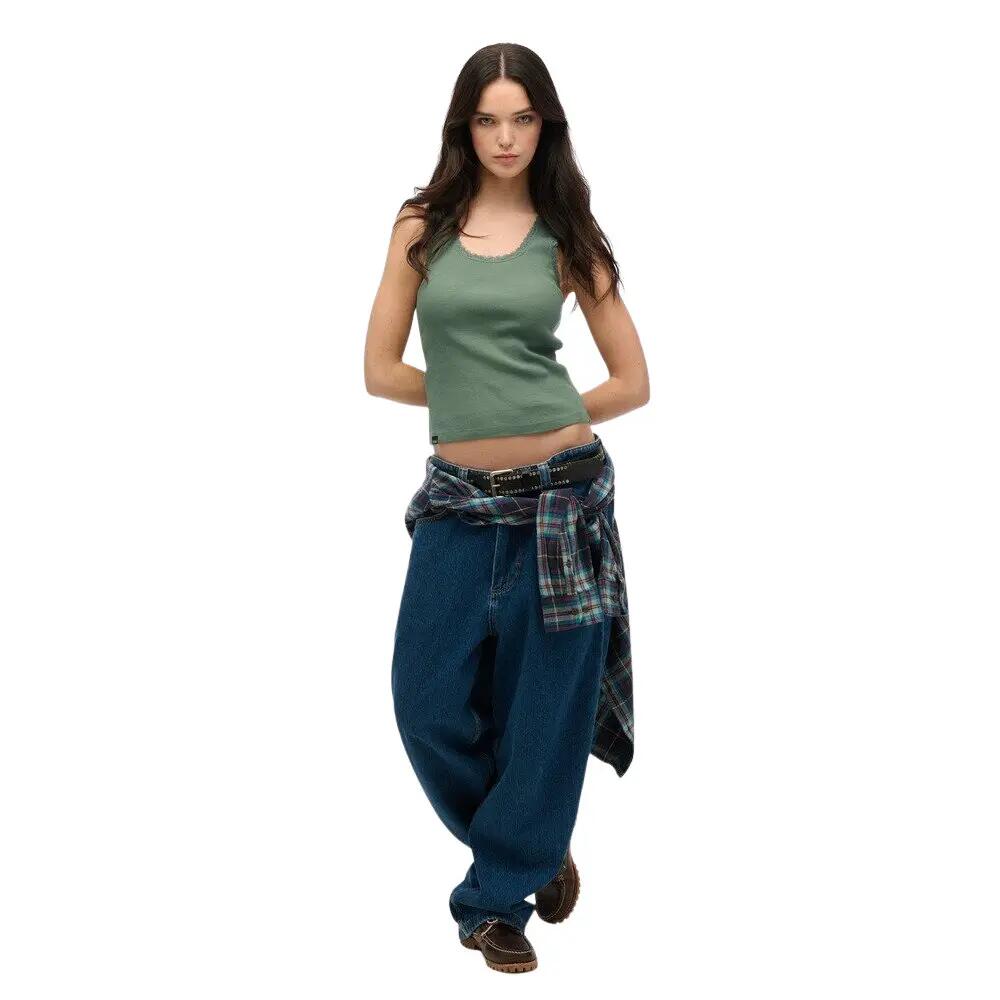 Débardeur à bordure dentelle femme Superdry Vintage 3/6