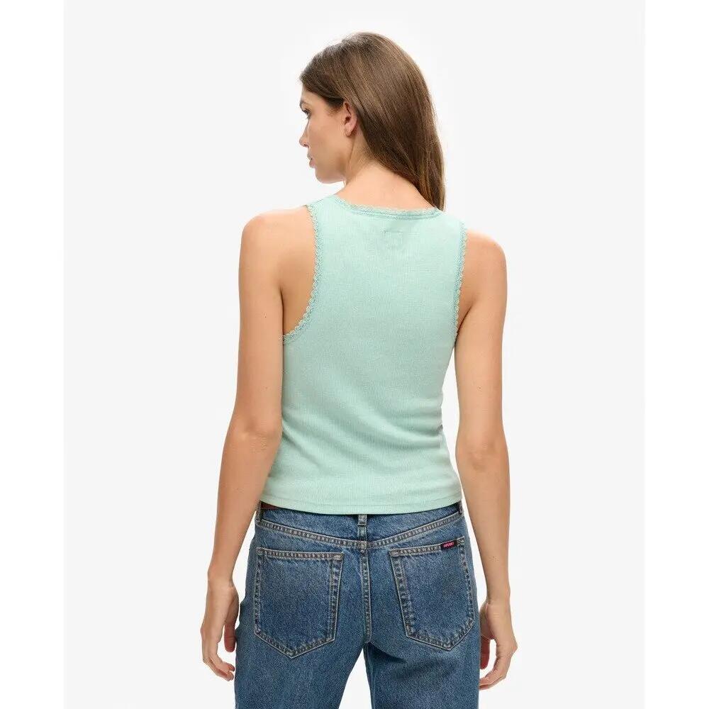 Débardeur à liseré en dentelle femme Superdry Vintage Athletic Essentials 3/4