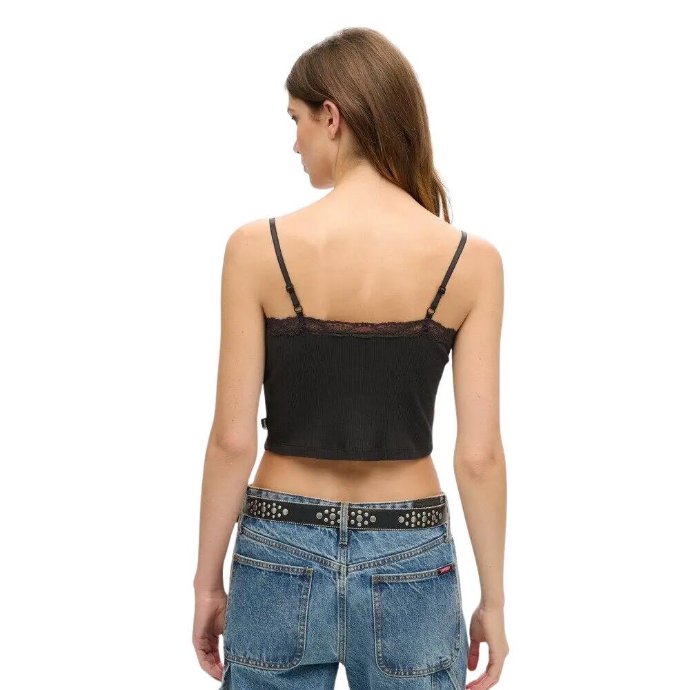 Débardeur court à liseré en dentelle femme Superdry Athletic Essentials 3/7