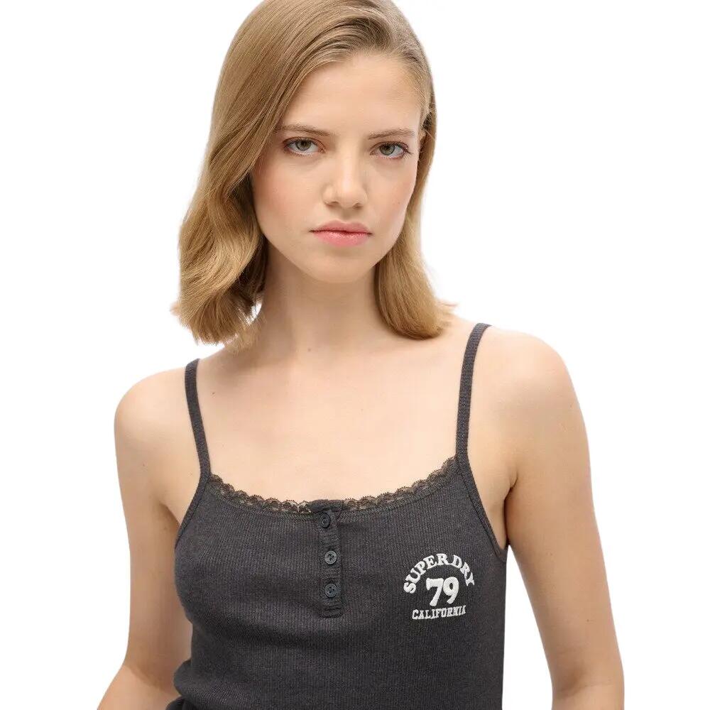 Débardeur boutonné femme Superdry Essential 5/7