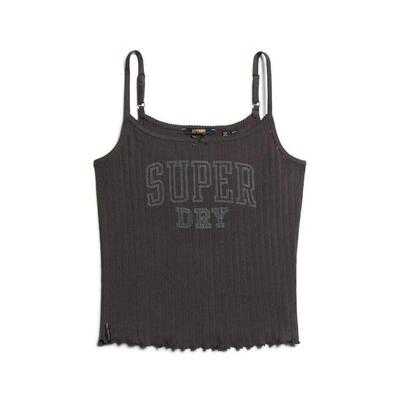Vrouwelijke kant top met patroon superdry athletic