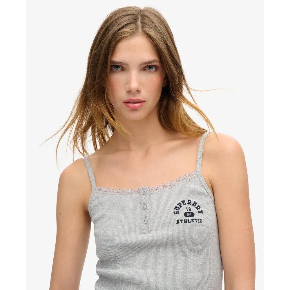 Débardeur boutonné avec motif femme Superdry Athletic Essentials 5/7