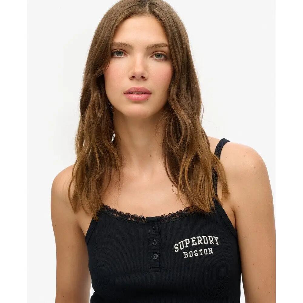 Débardeur brodé à boutons femme Superdry Athletic Essentials 5/6