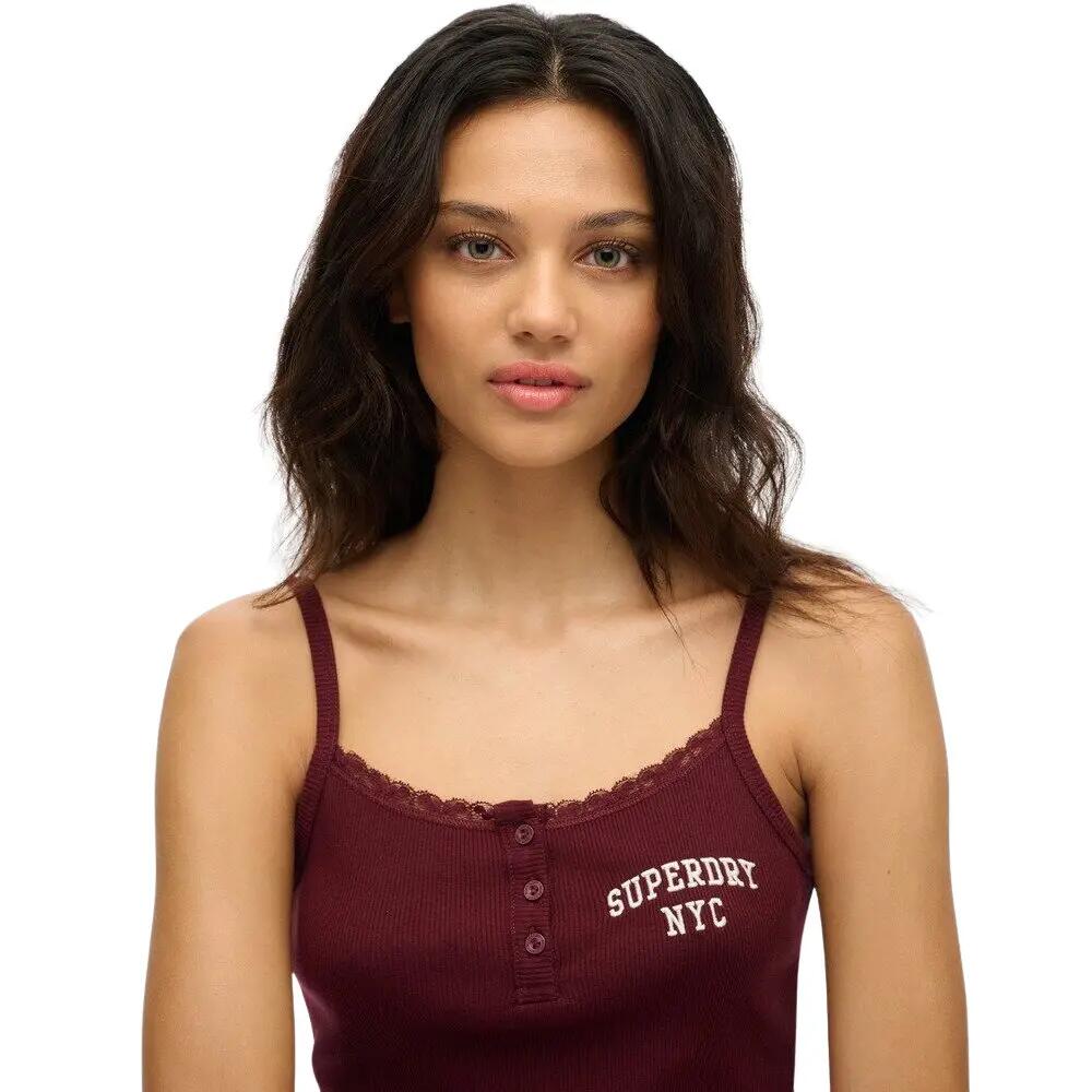 Débardeur brodé à boutons femme Superdry Athletic Essentials 5/6