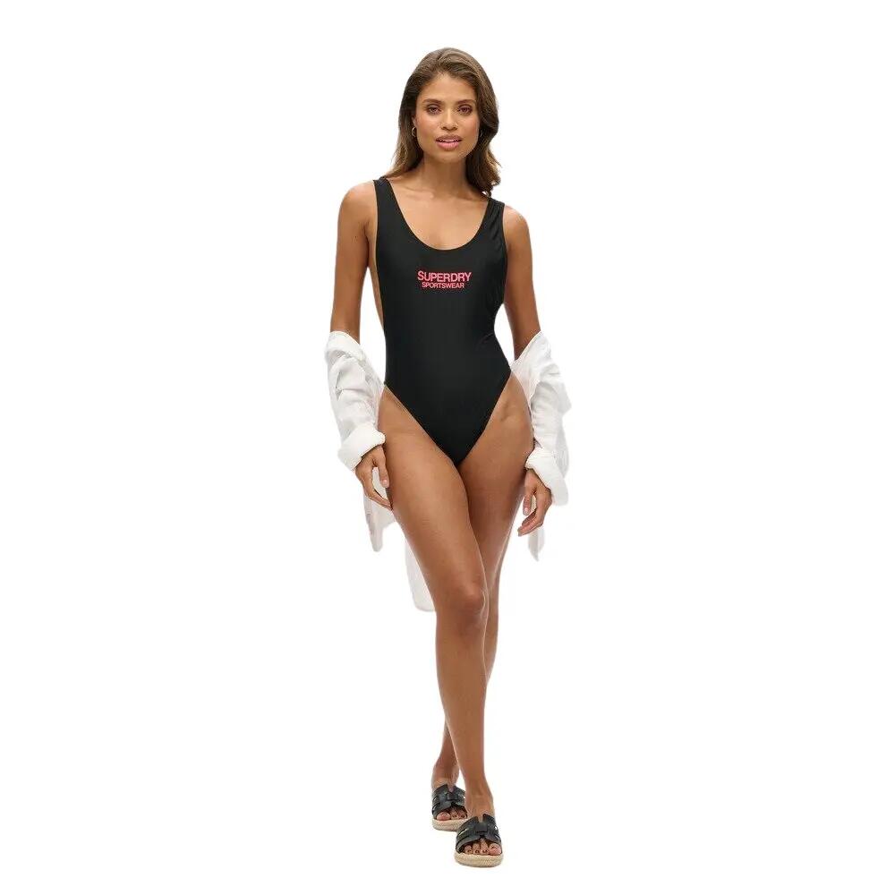 Maillot de bain 1 pièce élastique à dos échancré femme Superdry 3/7