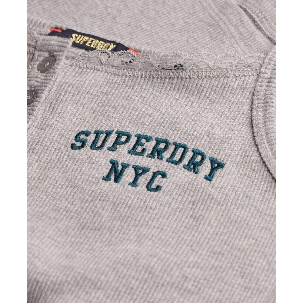 Débardeur brodé à boutons femme Superdry Athletic Essentials 6/6