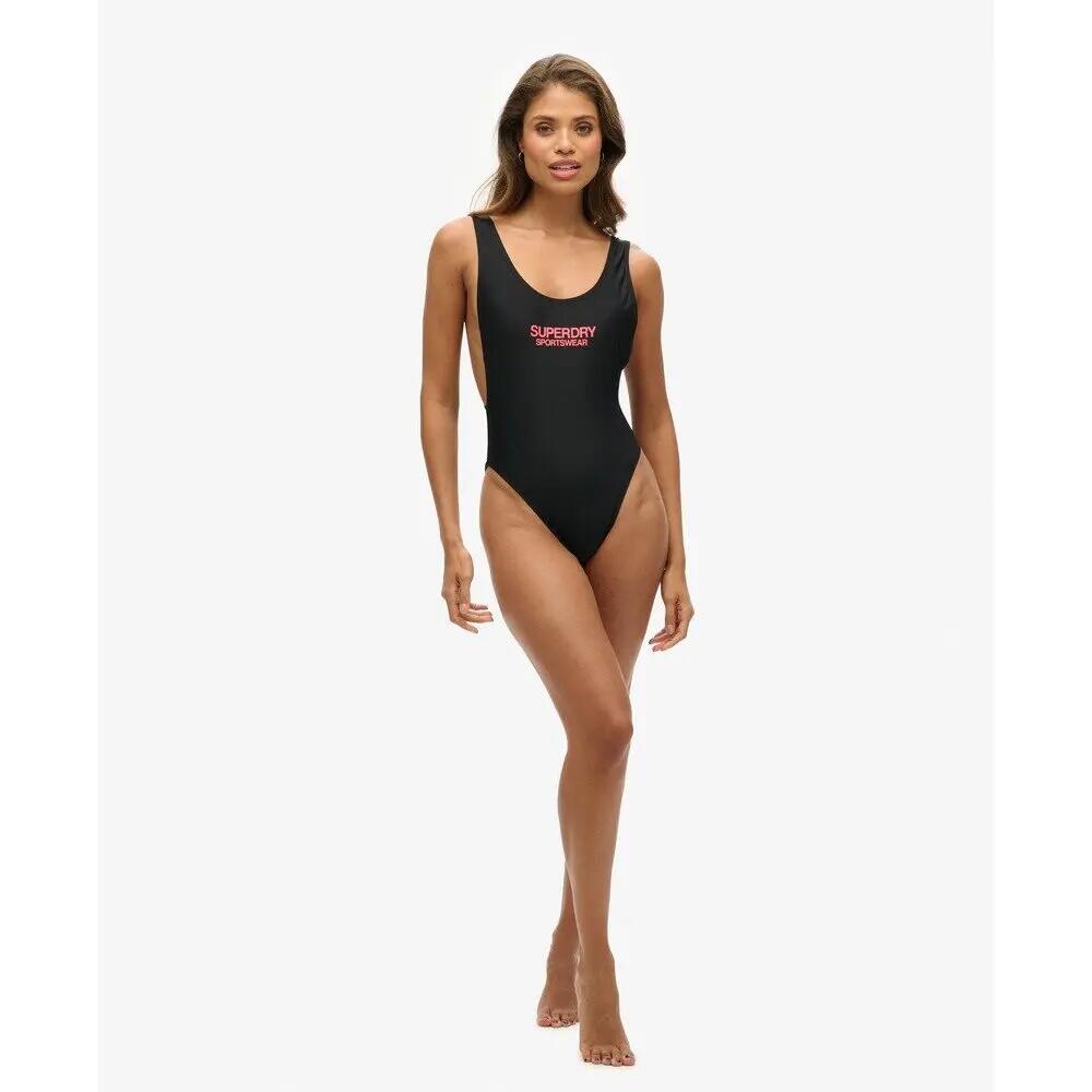 Maillot de bain 1 pièce élastique à dos échancré femme Superdry 5/7