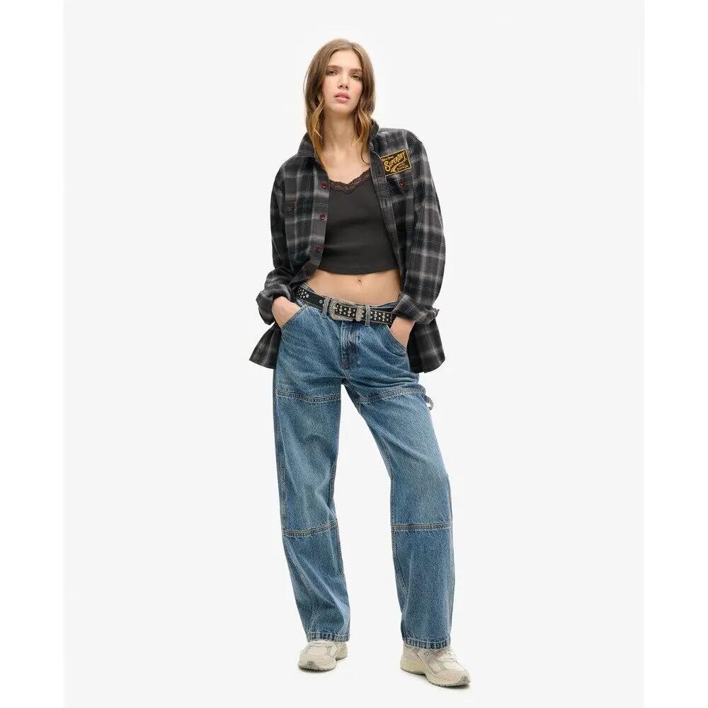 Débardeur court à liseré en dentelle femme Superdry Athletic Essentials 4/7