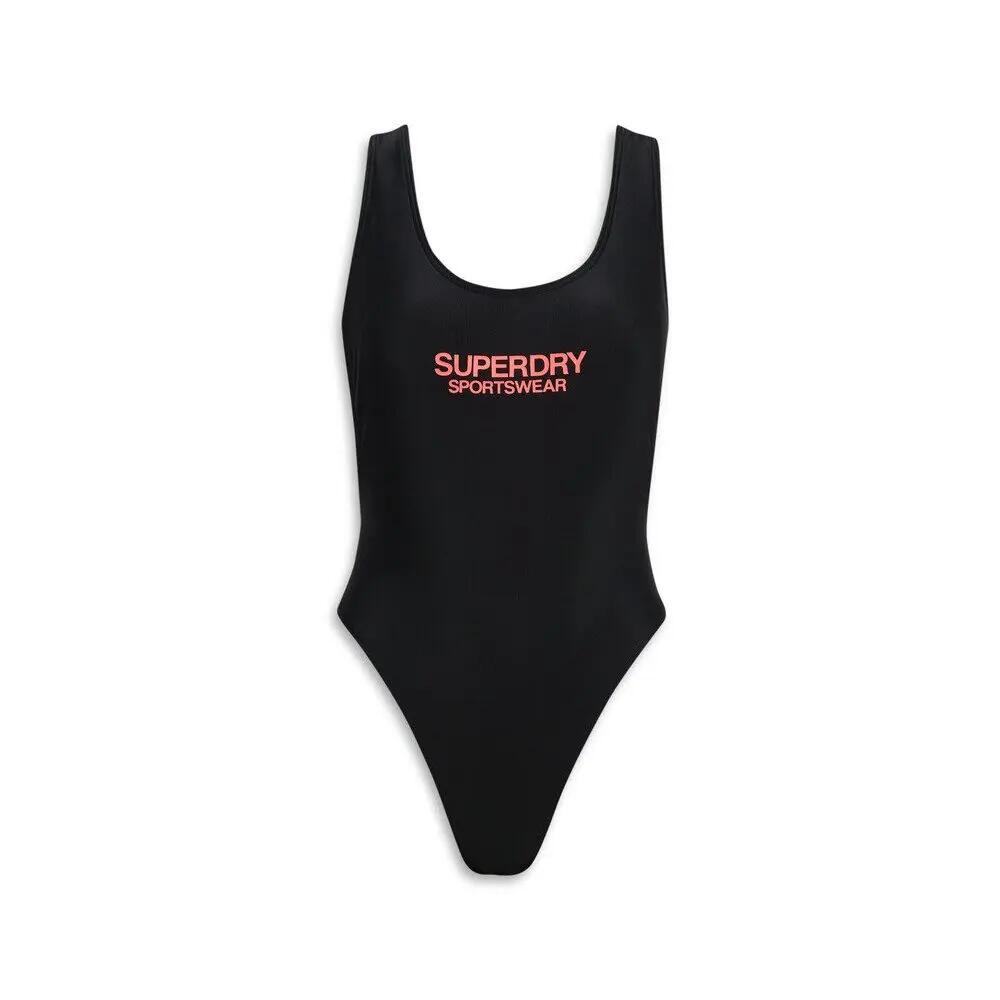 Women's high-cut back one-piece swimsuit Superdry