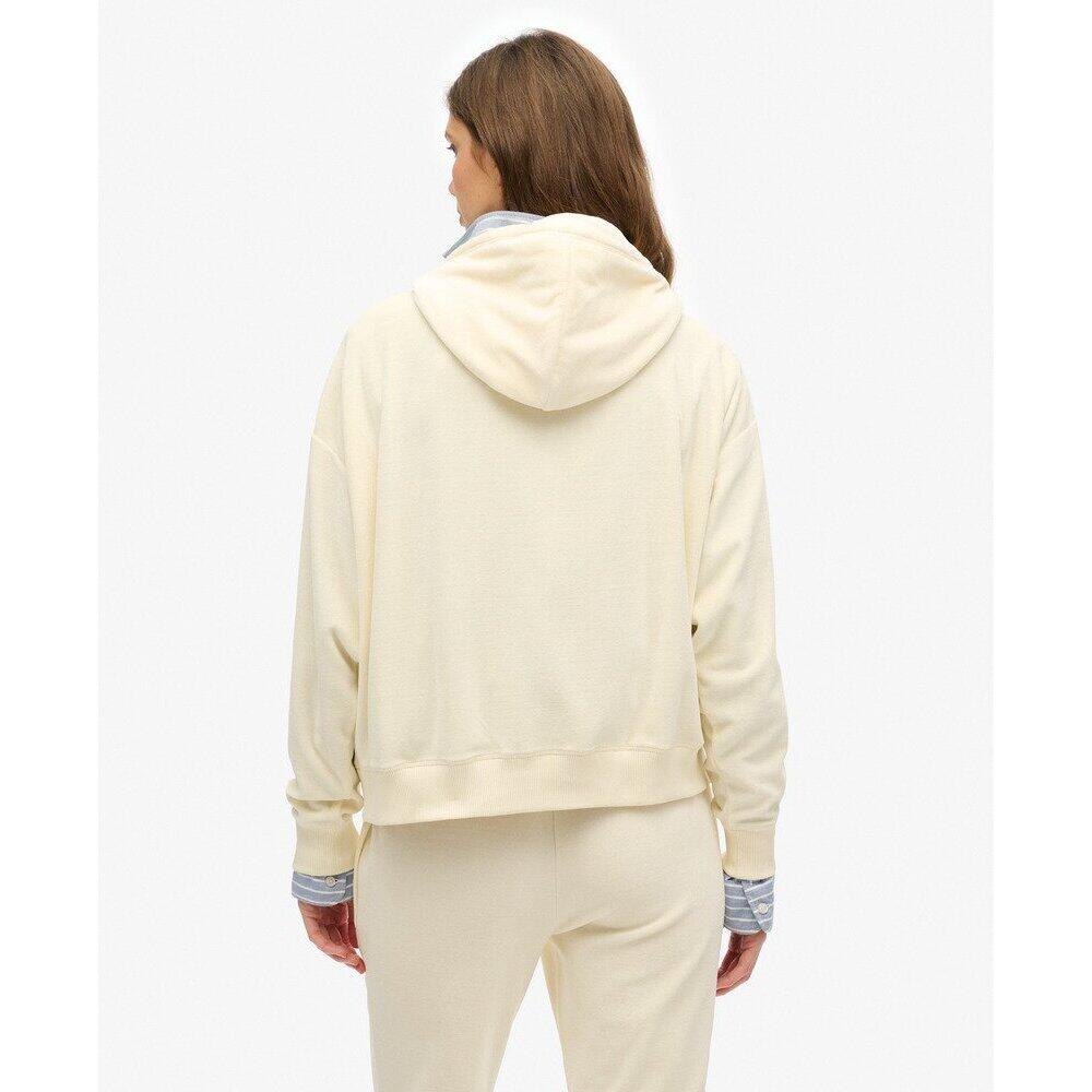 Damen Kapuzenpullover aus Cord mit Reißverschluss Superdry 3/4
