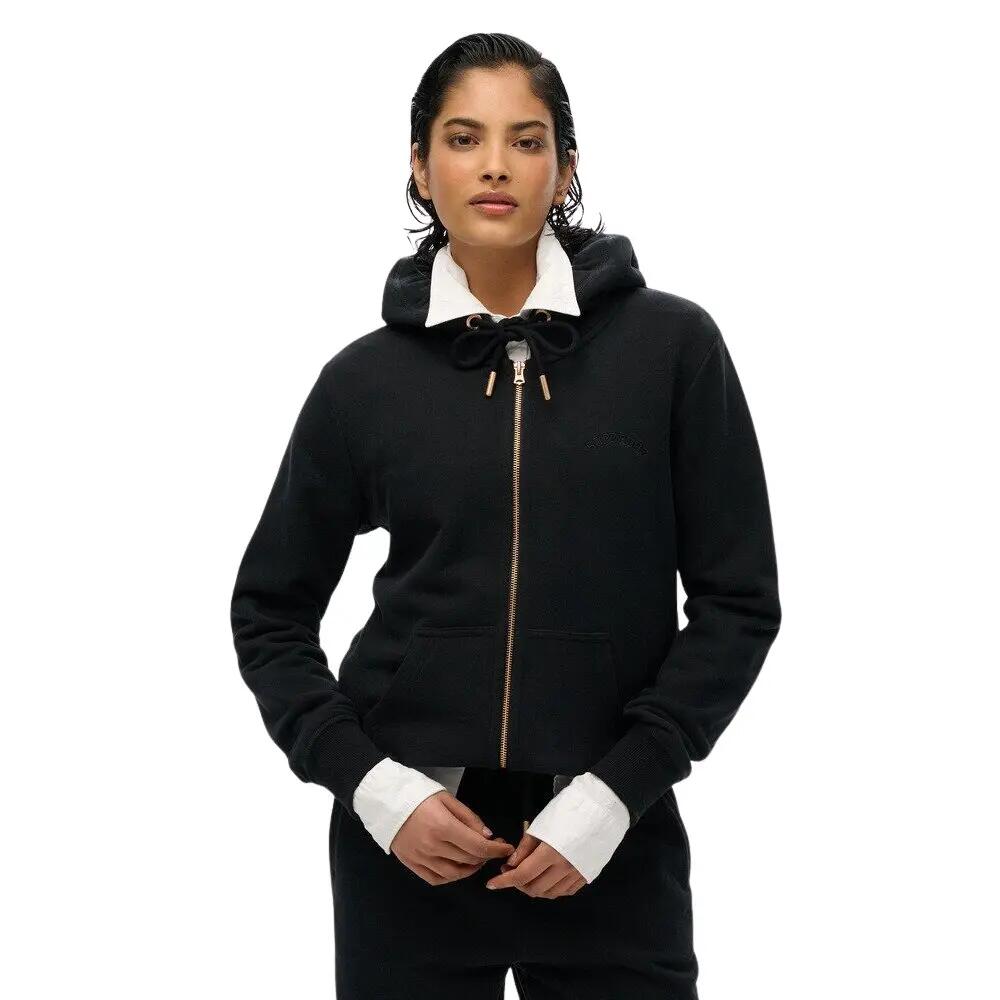 Sweatshirt à capuche zippé femme Superdry Logo Essential 2/5