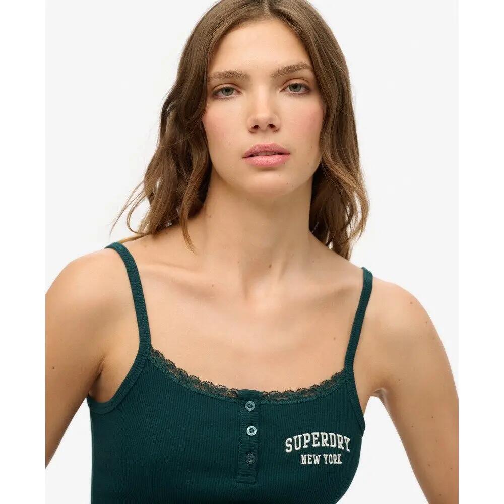 Débardeur brodé à boutons femme Superdry Athletic Essentials 5/6