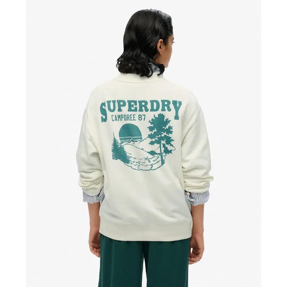 Sweatshirt ample monochrome femme Superdry Lo-Fi Outdoor 5/7