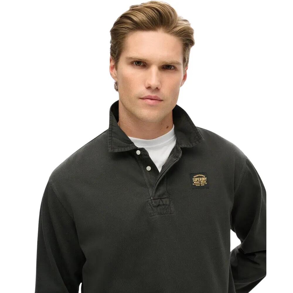 Polo manches longues et surpiqûres contrastées Superdry 5/6
