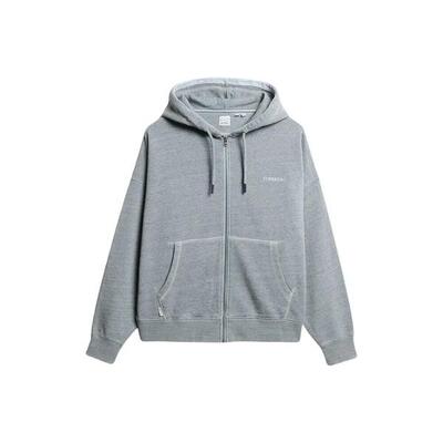 Geconfectioneerde hoodie met rits voor dames superdry logo essential