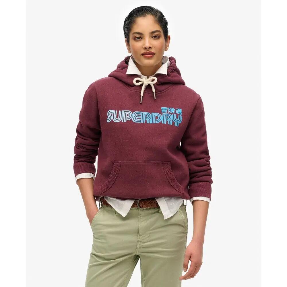 Sweatshirt à capuche femme Superdry Faded Core 3/6