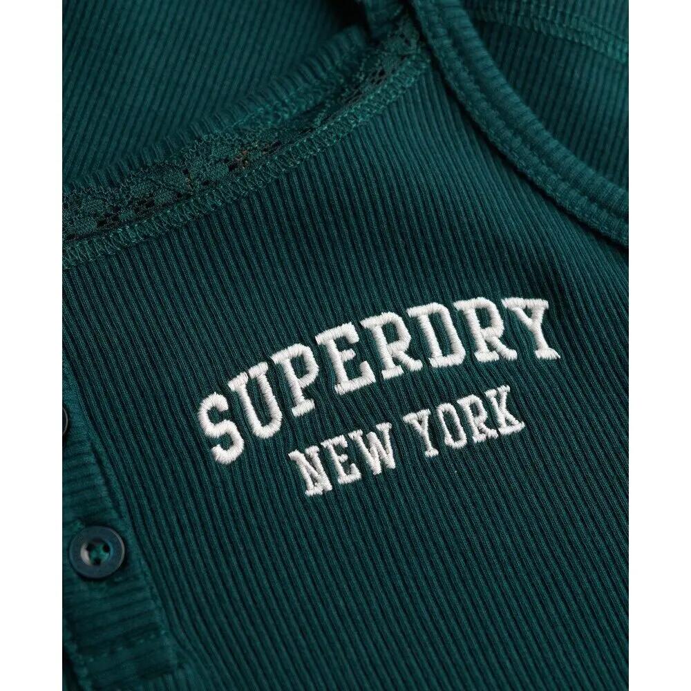 Débardeur brodé à boutons femme Superdry Athletic Essentials 6/6