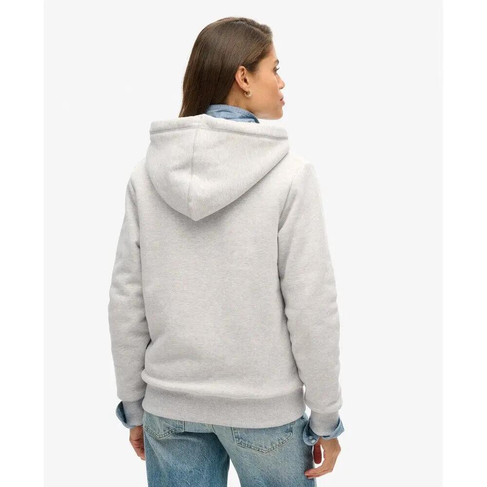Sudadera con Cremallera Superdry Borg para Mujer - Gris - Talla XS 4/5