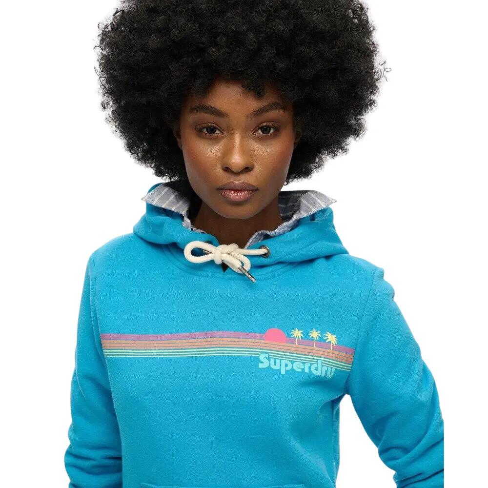 Hoodie mit Regenbogenstreifen für Frauen Superdry 5/5