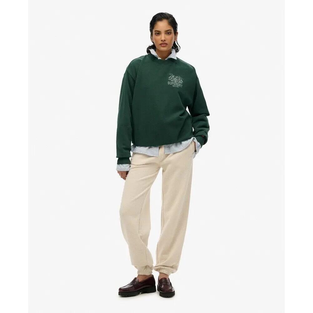 Einfarbiger, oversize Damen-Sweatshirt Superdry Lo-Fi Outdoor 2/4