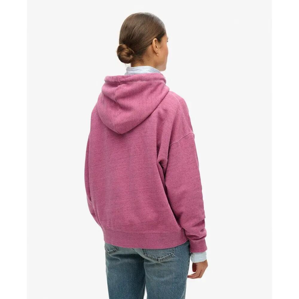 Sweatshirt à capuche zippé surteint femme Superdry Logo Essential 4/6