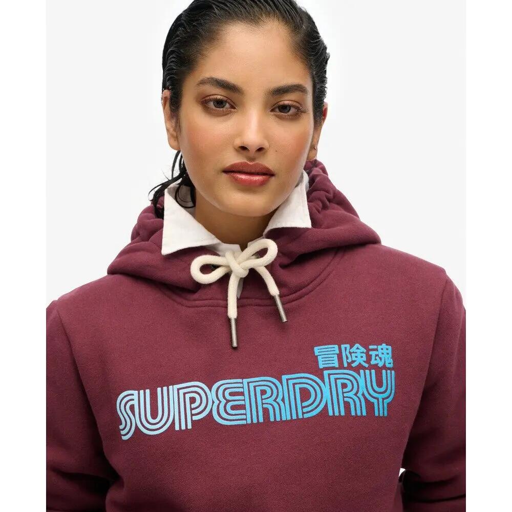 Sweatshirt à capuche femme Superdry Faded Core 5/6