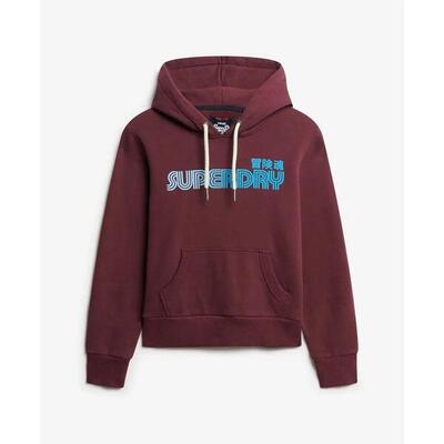 Dames hoodie superdry faded core