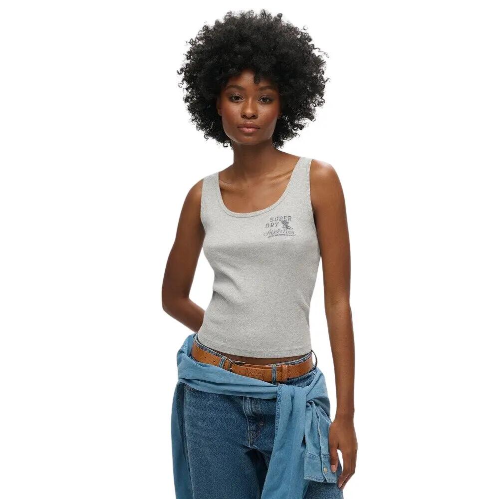 Débardeur côtelé femme Superdry Athletic Essential 2/6