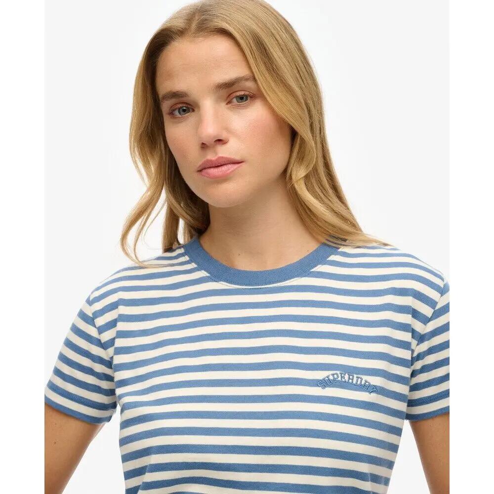 T-shirt ajusté à rayures femme Superdry Essential Logo 5/6